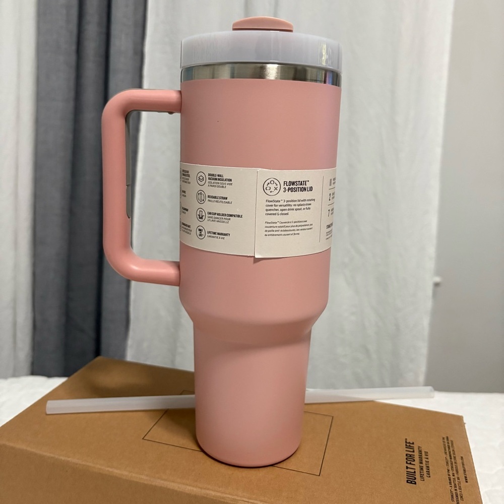 Stanley Quencher H2.0 Tumbler - Pink - Picture 4 of 10